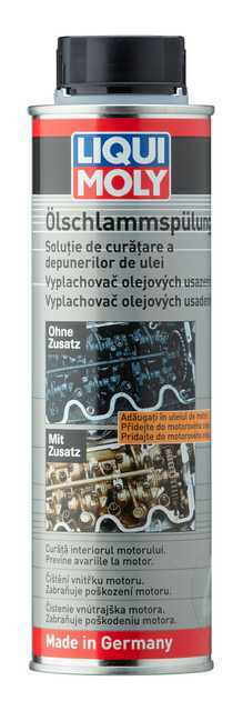 Eļļas nogulšņu skalošanas līdzeklis