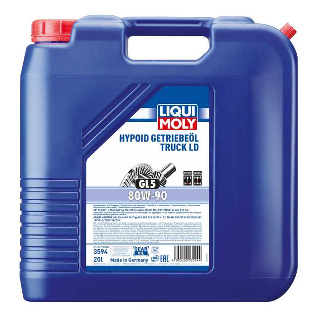 Hipoīdā transmisijas eļļa kravas auto (GL5) LD 80W-90