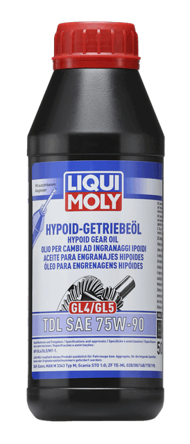 Hipoīdā transmisijas eļļa (GL4/5) TDL SAE 75W-90