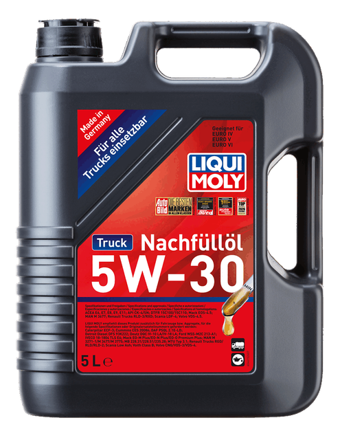 Kravas auto papildināšanas eļļa 5W-30