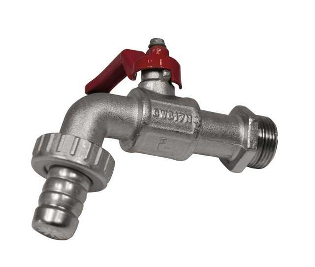 3/4" lodveida noteces krāns