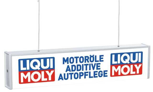 Apgaismota letes izkārtne "Motor Oils, Additives, Car Care" (102 x 25 x 12 cm)*