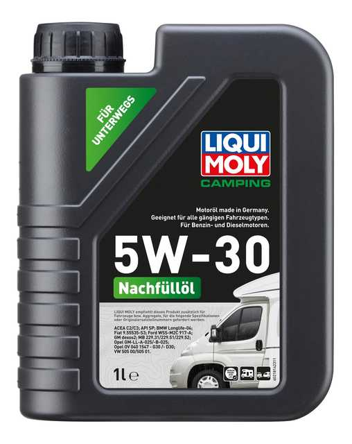 Kempinga papildināšanas eļļa 5W-30