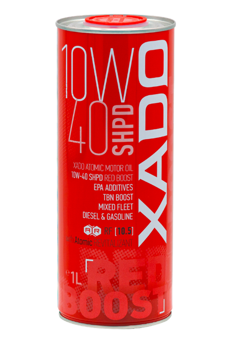 10W-40 SHPD RED BOOST XADO Oil 1L