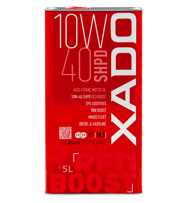 10W-40 SHPD RED BOOST XADO Oil 5L