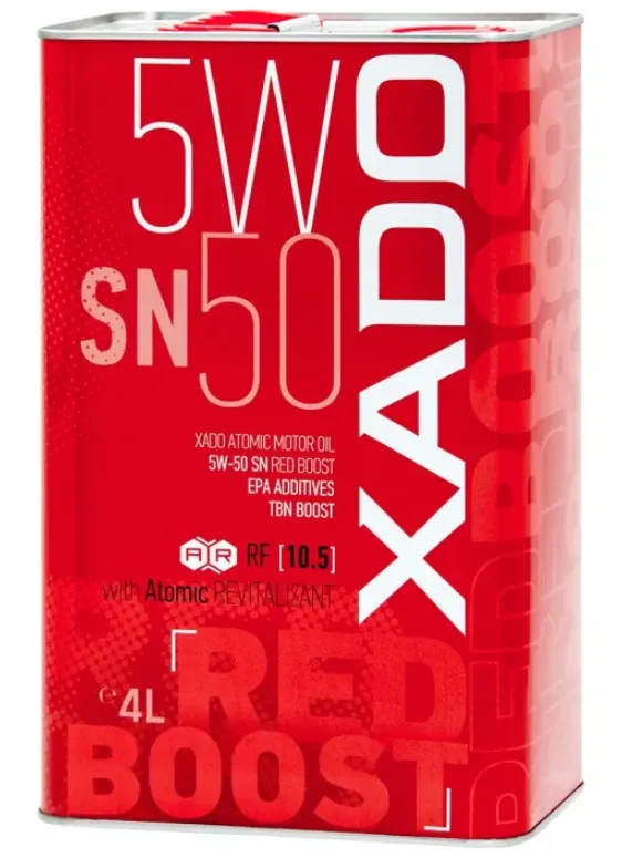 5W-50 SN XADO OIL RED BOOST 4L