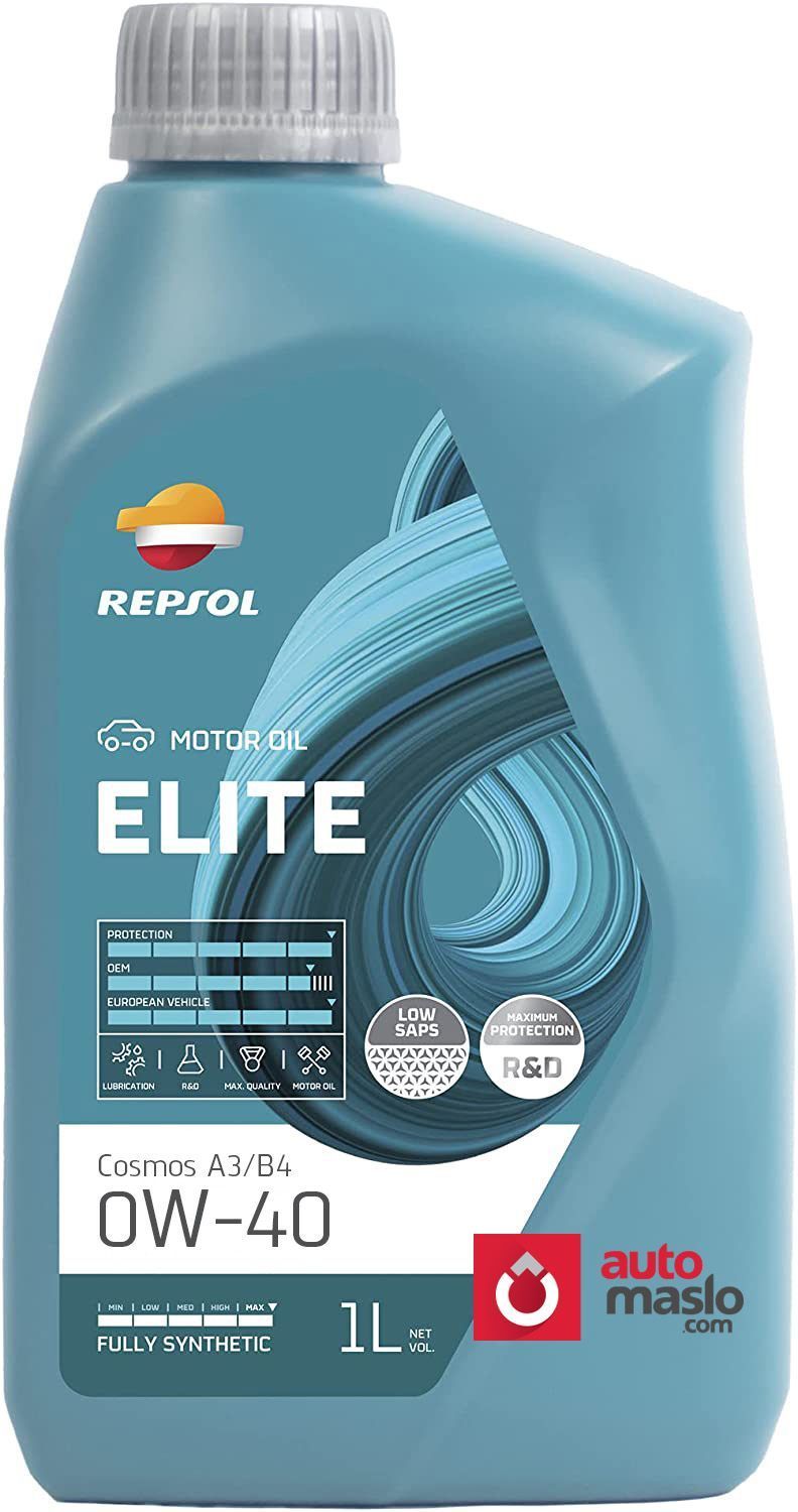 REPSOL ELITE COSMOS A3/B4 0W-40 1L