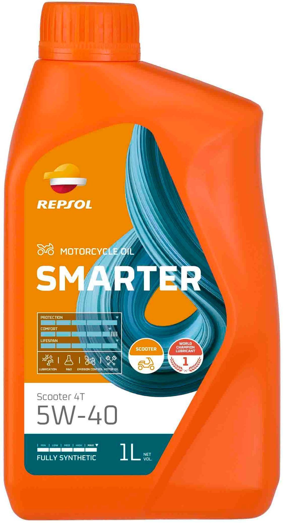 REPSOL MOTO SCOOTER 4T 5W40 1L                         REPSOL