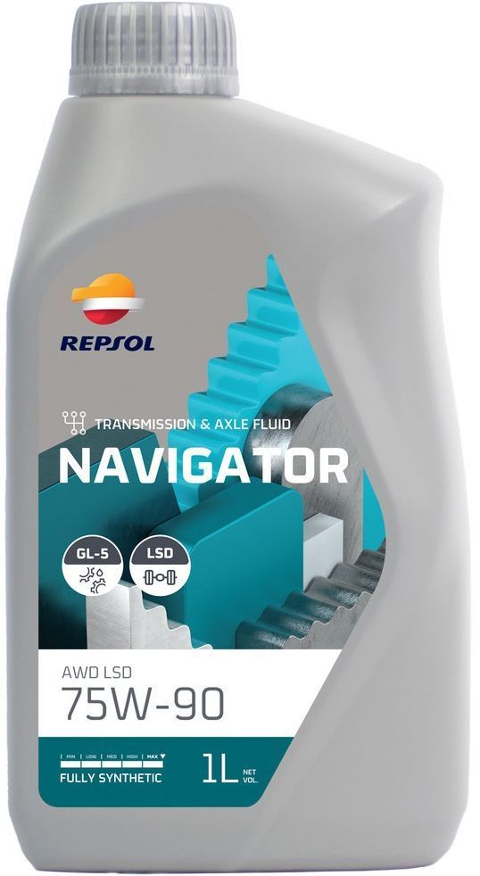 REPSOL NAVIGATOR AWD LSD 75W90 transmisijas eļļa 1L                         REPSOL