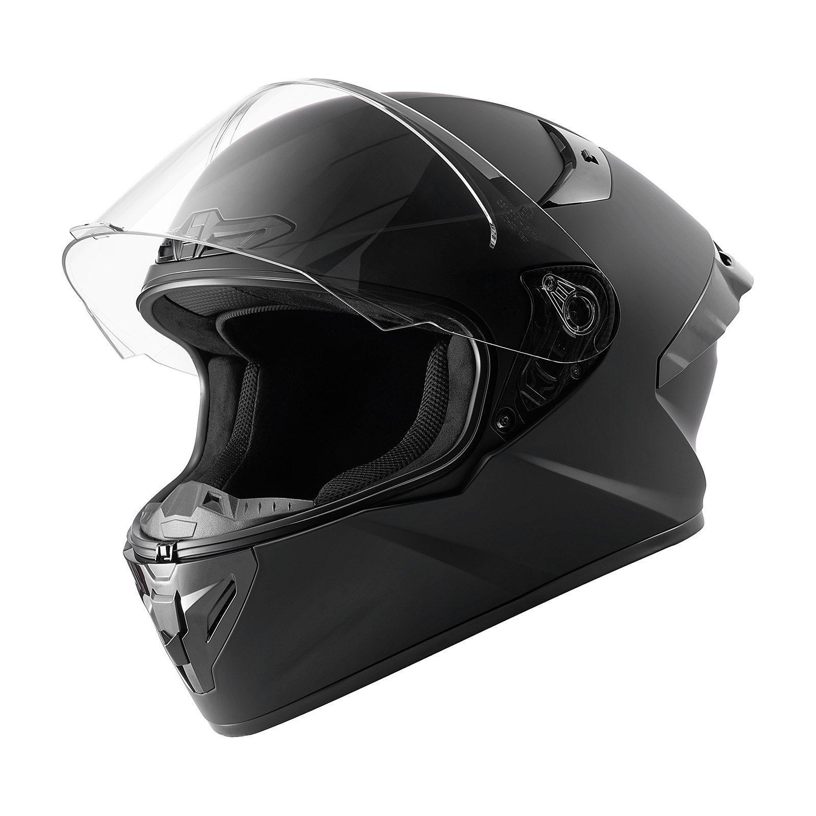VEVOR Full Face Motorcycle Helmets, Adult Motocross Dirt Bike Helmet with Clear Visor, Lightweight Comfortable Motorcycle Street Bike Helmet for Men and Women - DOT & ECE Approved (L Size)