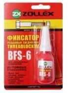 ZOLLEX Vītņu fiksātors augstas stiprības (RED BSF-6) 10g.