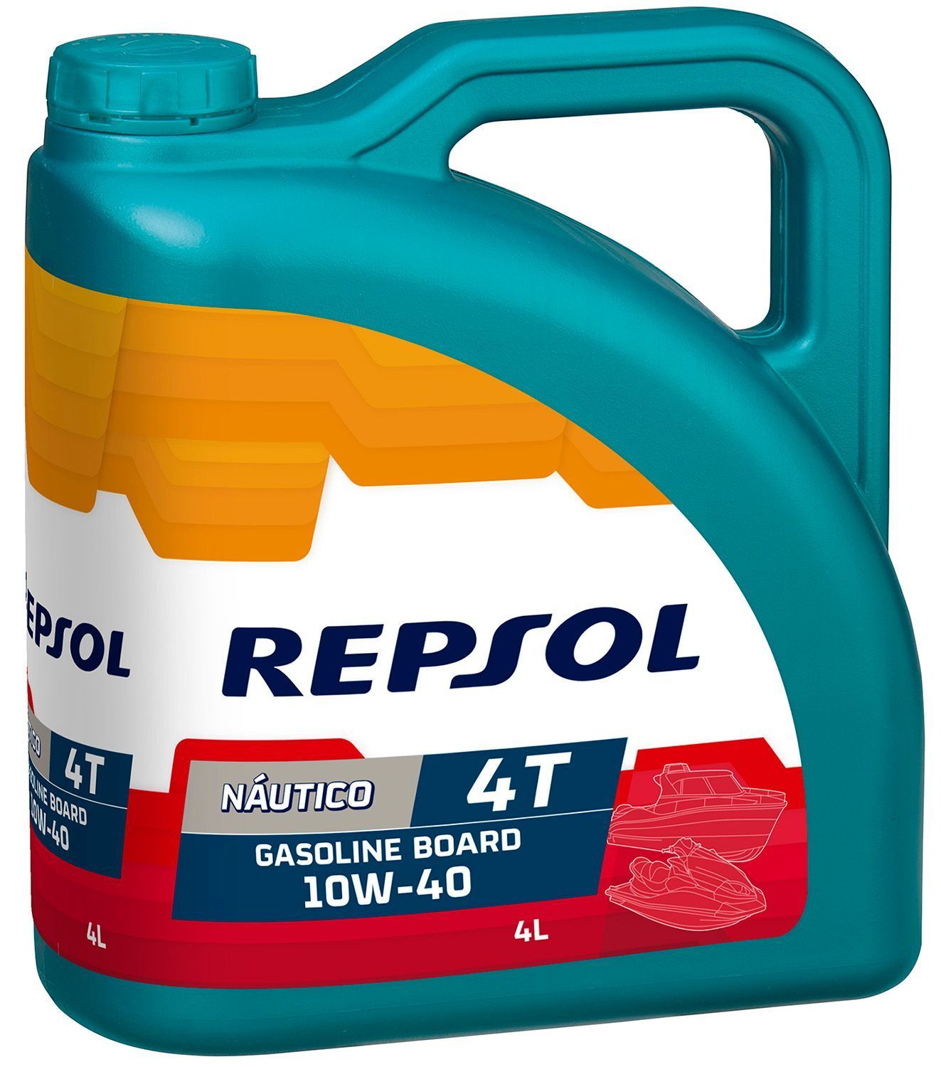 REPSOL NAUTICO GASOLINE BOARD 4T 10W40