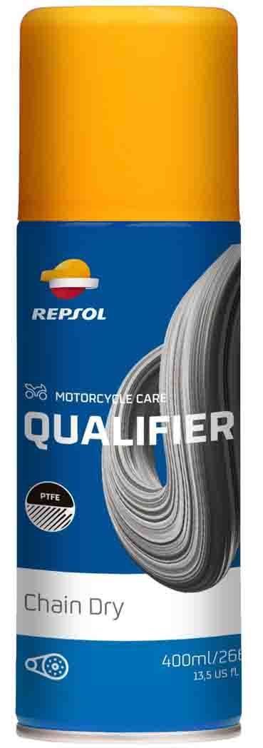 REPSOL QUALIFIER CHAIN DRY ķēžu eļļa (baltā PTFE)